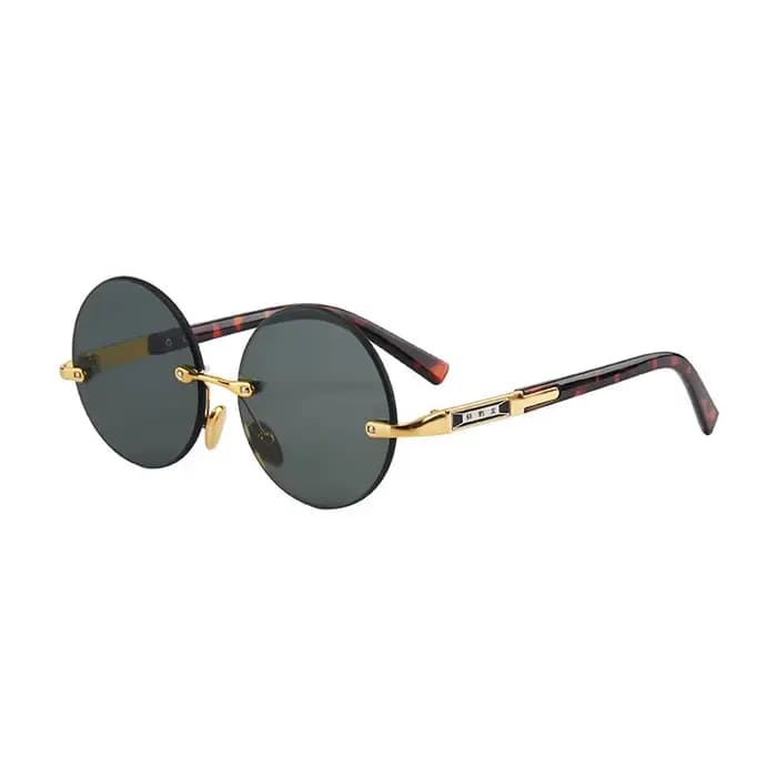Lunettes de soleil rondes Vintage pour hommes et femmes