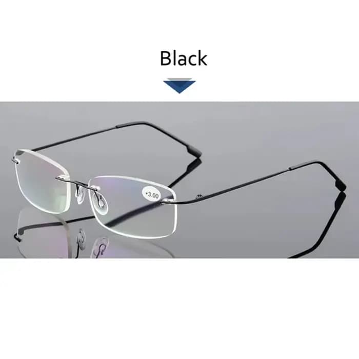 Blocage de la lumière bleue Vintage carré sans cadre lunettes