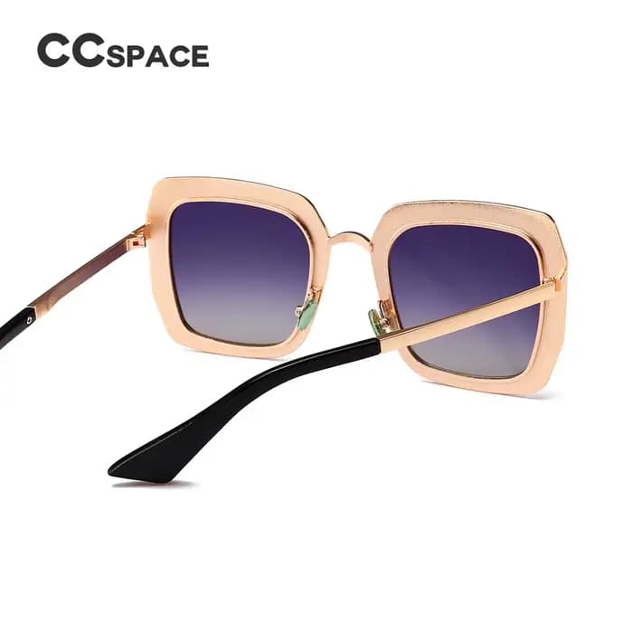 Lunettes de soleil carrées en diamant pour femmes