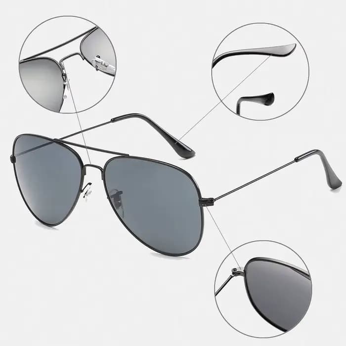Lunettes de soleil aviateur pour hommes et femmes