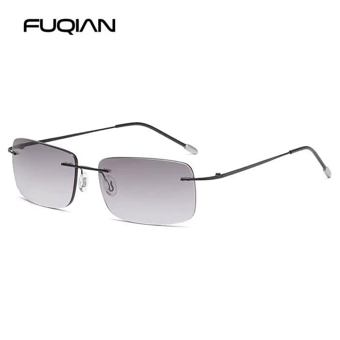 Lunettes de soleil de lecture sans monture pour hommes et femmes
