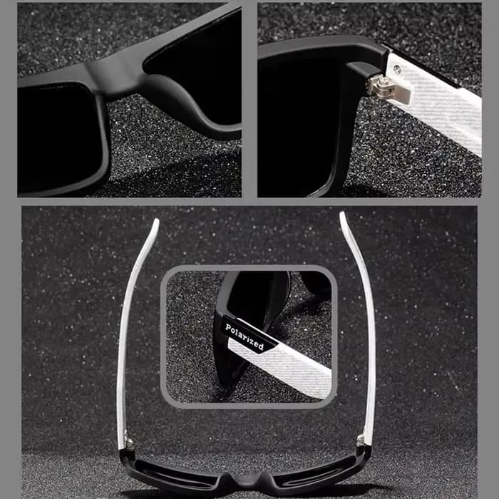 Lunettes de soleil carrées polarisées UV400