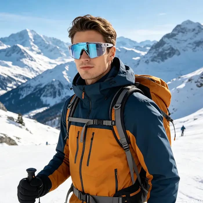 Lunettes de soleil de sécurité photochromiques incassables pour hommes