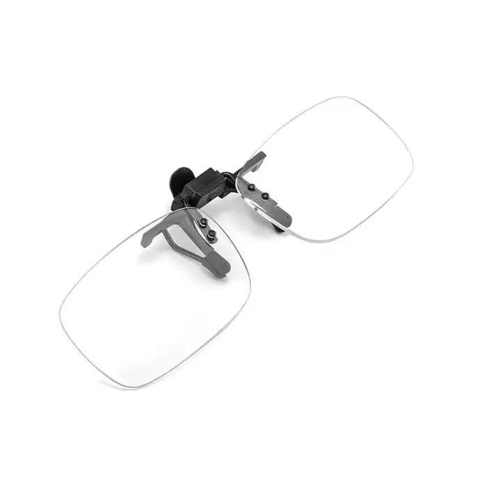 Loupe à Clip sur lentilles sans monture en verre
