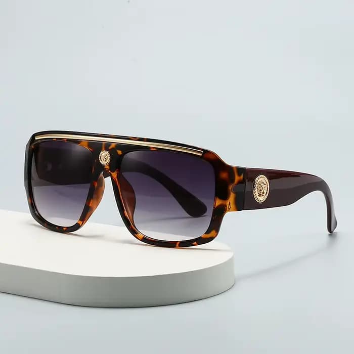 2025 à la mode nouveaux hommes lunettes de soleil cadre épais
