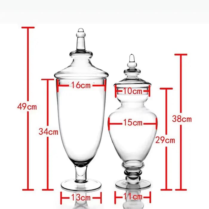 Pot de rangement en verre transparent, pot à bonbons créatif, pot de rangement pour desserts, pots à grains de café et céréales diverses, rangement de cuisine