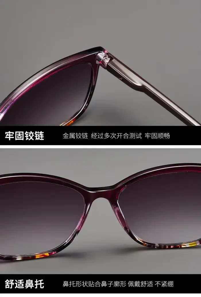 Lunettes de soleil de lecture surdimensionnées pour femmes et hommes