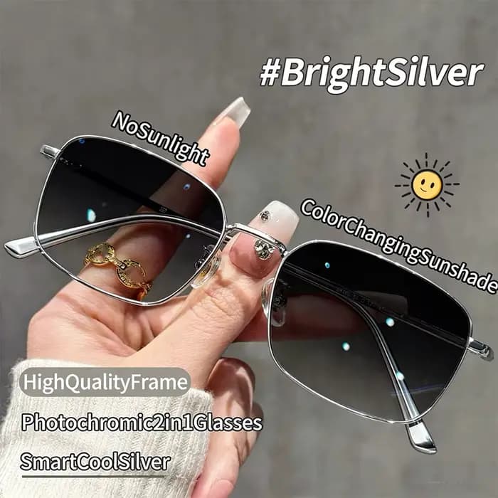 Lunettes de soleil caméléon rétro photochromiques