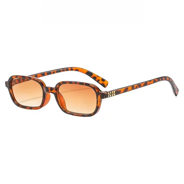 Lunettes de soleil vintage pour hommes et femmes 2026 – Montures tendance rectangulaires anti-UV400 – Petites