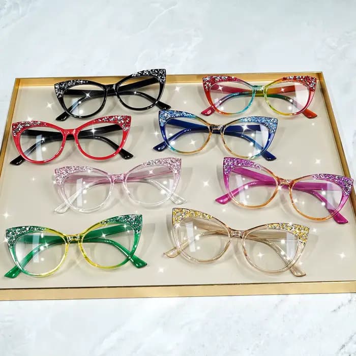 Lunettes œil de chat rétro chics pour femmes et hommes