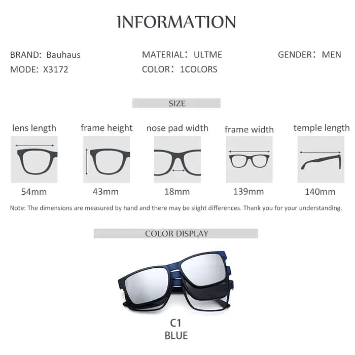 Monture de lunettes optiques de qualité haut de gamme