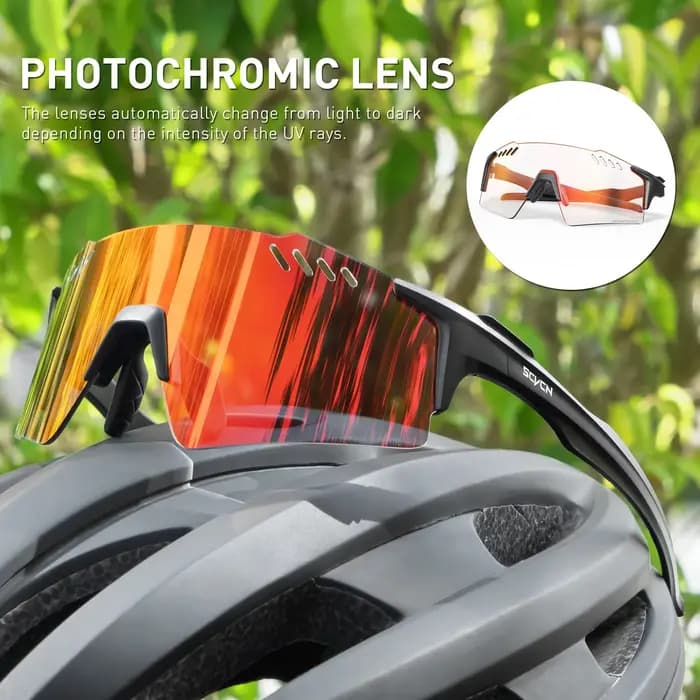 SCVCN lunettes de cyclisme photochromiques