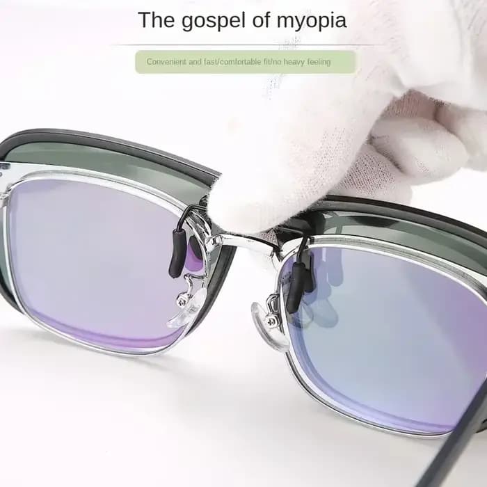 Lunettes de soleil polarisées à Clip rabattable pour la conduite