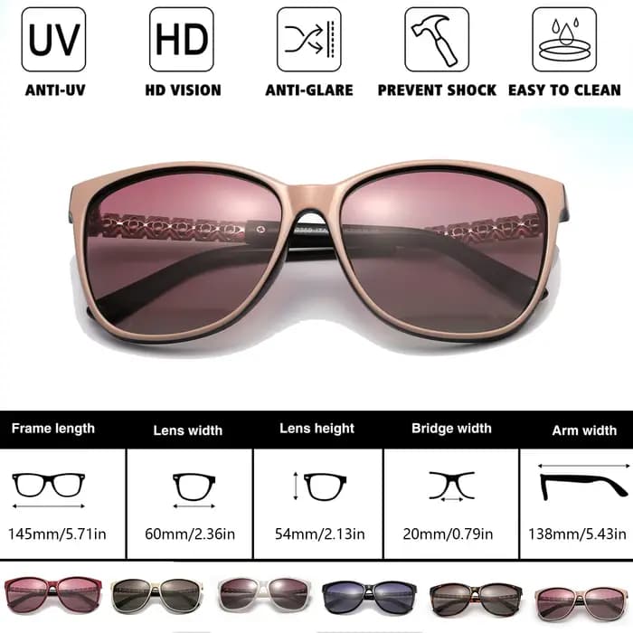 Lunettes de soleil polarisées pour femmes
