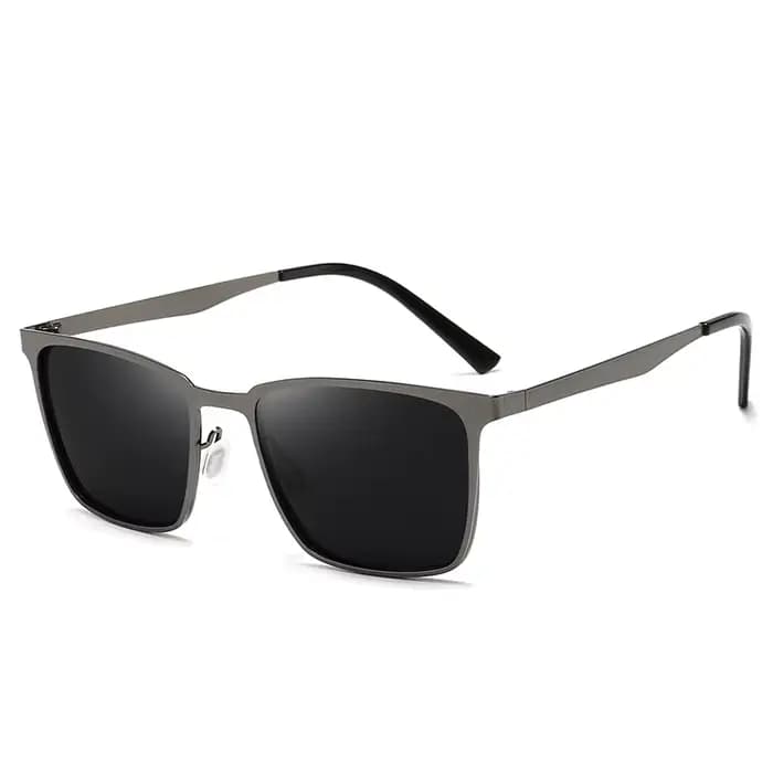 Lunettes de soleil polarisées pour hommes et femmes marque Design carré cadre