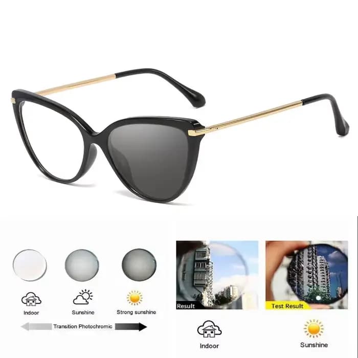 Lunettes de Myopie Photochromiques pour Femme