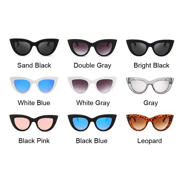 Vintage lunettes De soleil œil De chat femme marque concepteur rétro
