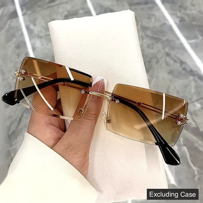 Lunettes de soleil sans monture pour femmes et hommes