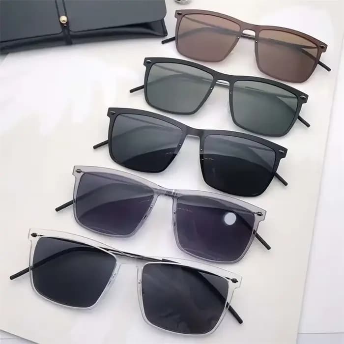 Lunettes de soleil carrées pour femmes et hommes