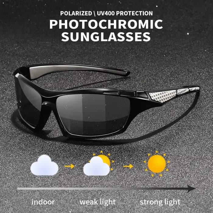 Lunettes de soleil polarisées photochromiques pour hommes et femmes