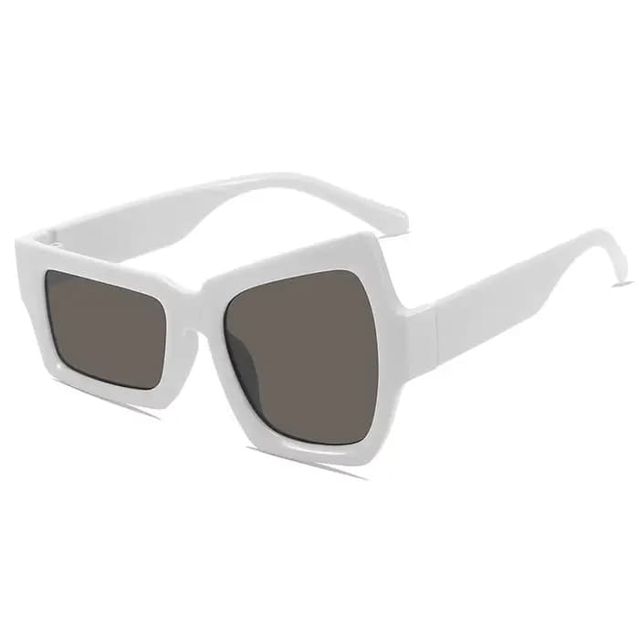 Lunettes de soleil hip-hop tendance et amusantes avec sourcils surélevés d'un côté