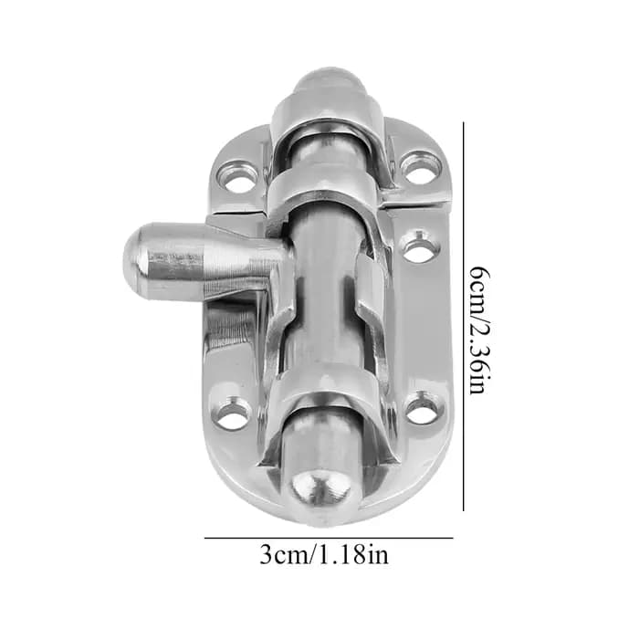 Loquet de porte et fenêtre de bateau en acier inoxydable marin, loquet coulissant à barillet, fermoir à barillet, verrou de barillet