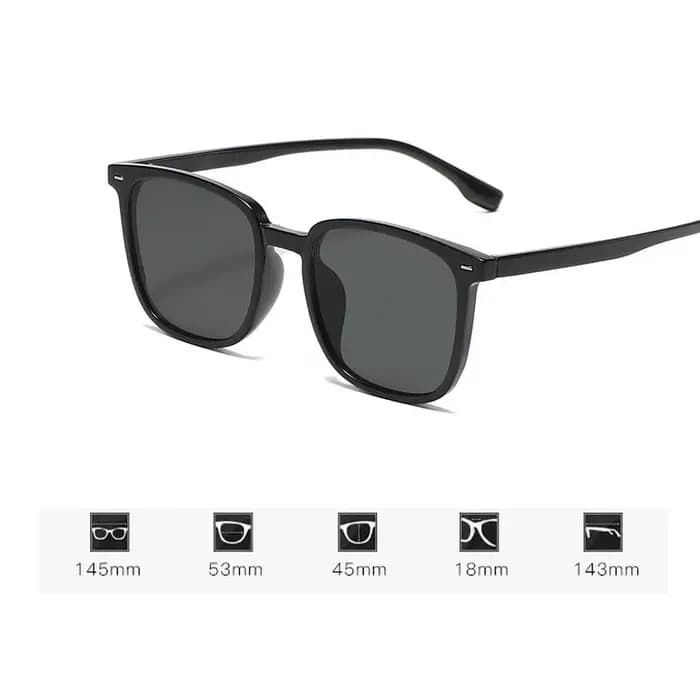 Femmes mode lunettes de soleil populaires voyage en plein air cadre carré myopie