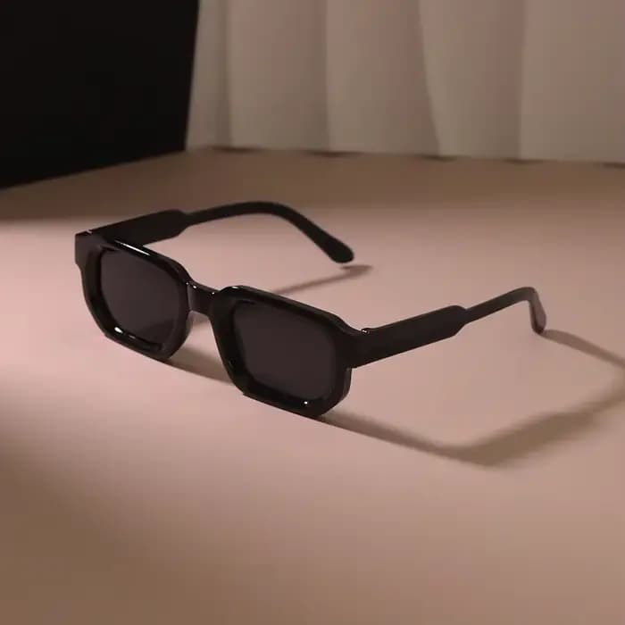 Lunettes de soleil rectangulaires pour hommes et femmes