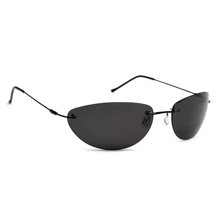 Mise à niveau Cool Matrix Smith Style lunettes De soleil polarisées ultralégères sans monture hommes conception De