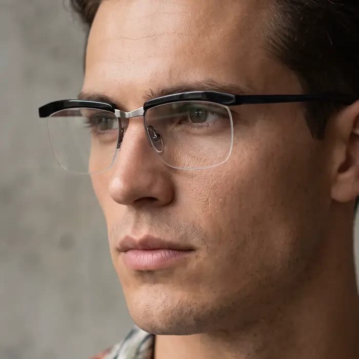 Tom Hardy film la légende lunettes cadre pour hommes zéro dioptrie Anti rayon bleu blocage ordinateur