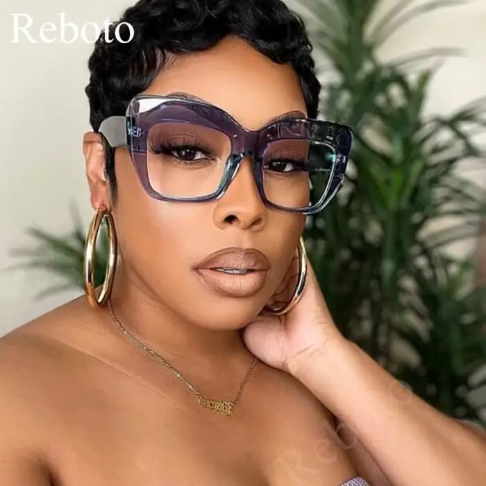 Monture de lunettes vintage carrée pour femmes