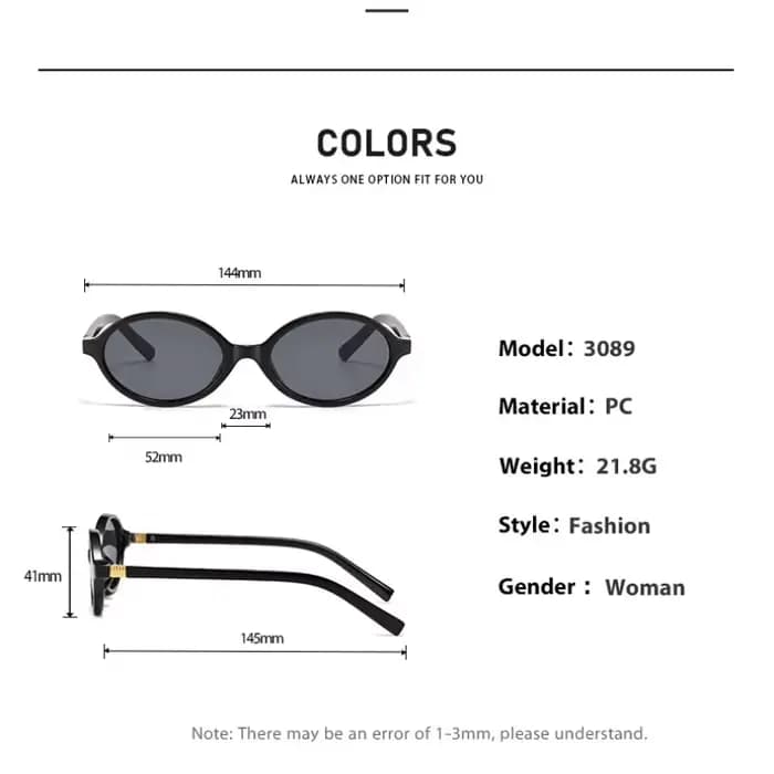 Petites lunettes de soleil ovales tendance à motif léopard pour femme