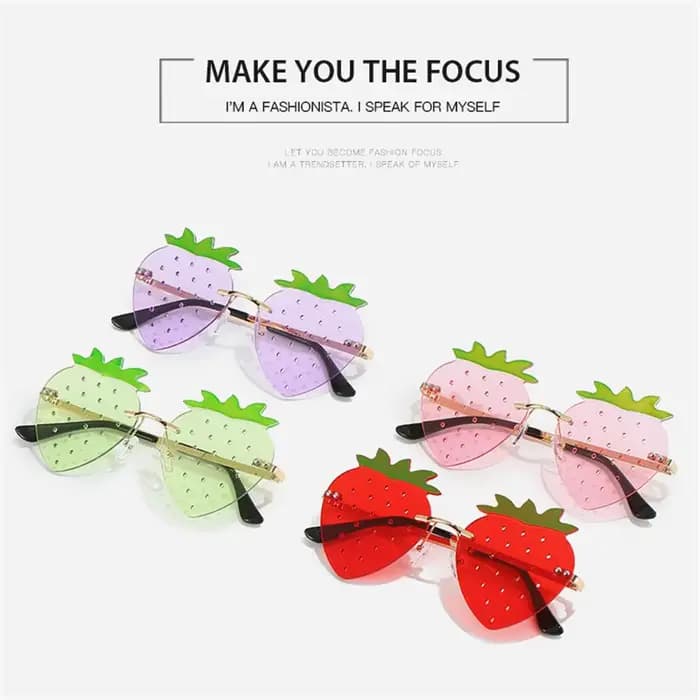Lunettes de soleil sans monture en forme de ChimHarvey