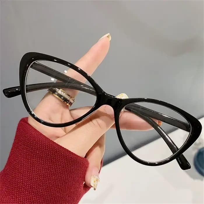 Lunettes Anti-rayons bleus pour femmes, mode œil de chat, lunettes d'ordinateur, grande monture, soins de la Vision, blocage de la lumière bleue