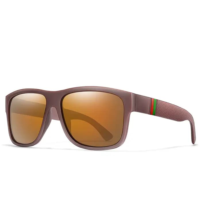 Lunettes de soleil polarisées carrées pour hommes