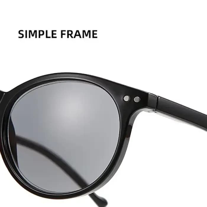 Lunettes de soleil rondes pour presbytie