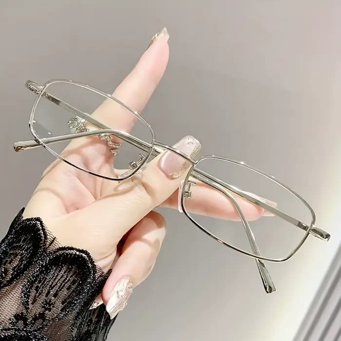 Lunettes de mode montures en métal pour femmes hommes