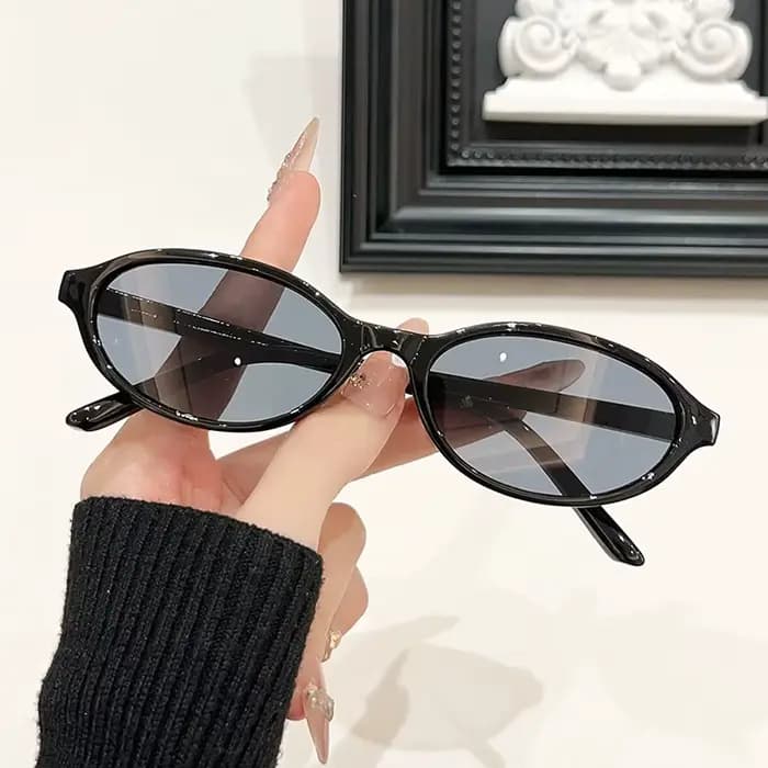 SO & EI nouvelles petites lunettes de soleil femmes mode bleu vert nuances UV400 rétro Rivets hommes Punk