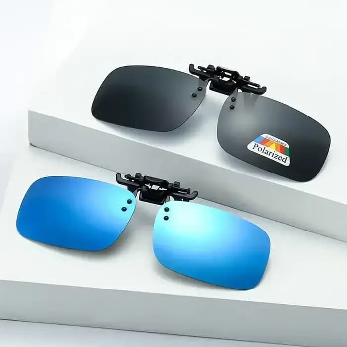 Ensemble de lunettes de soleil à clip polarisé