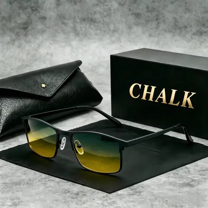 CHALK Nouvelles lunettes de soleil polarisées jour et nuit pour hommes