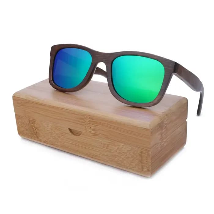 BerWer-Lunettes de soleil polarisées en bambou et bois