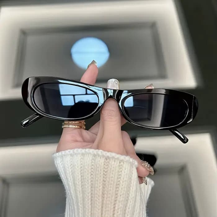 Petites lunettes de soleil carrées vintage pour femmes