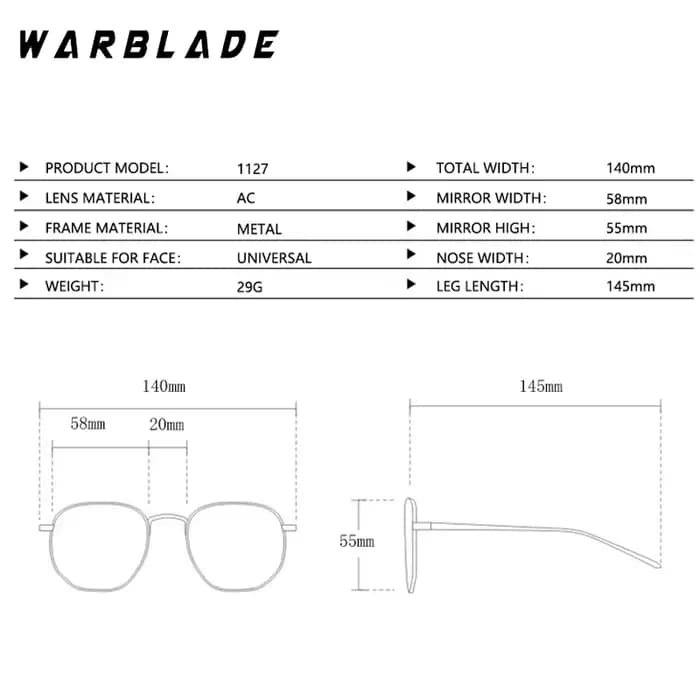 Nouvelles Lunettes de Soleil Aviateur Classiques en Métal pour Hommes et Femmes