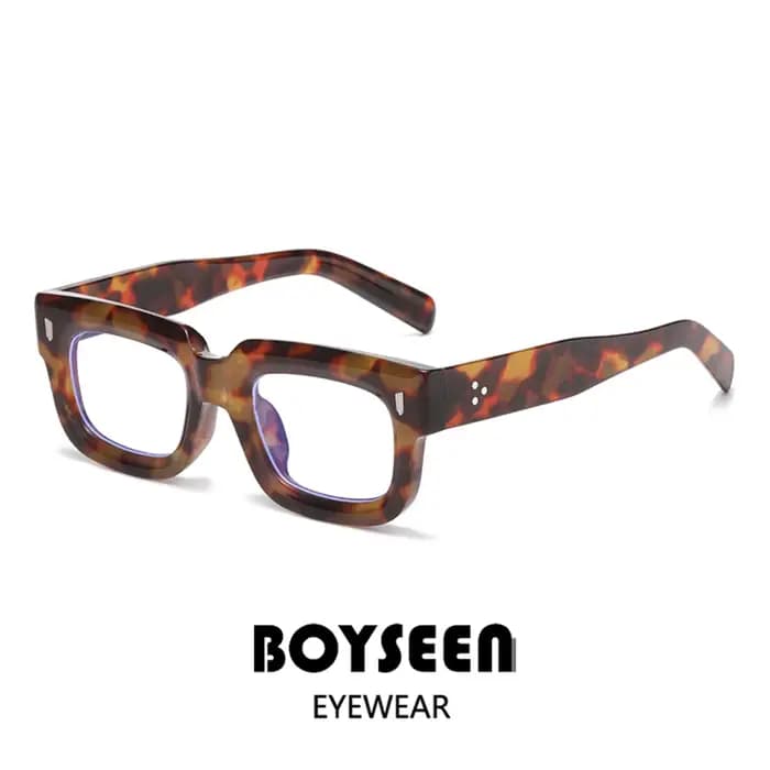 Lunettes de soleil à monture épaisse de Style Hip-hop pour hommes