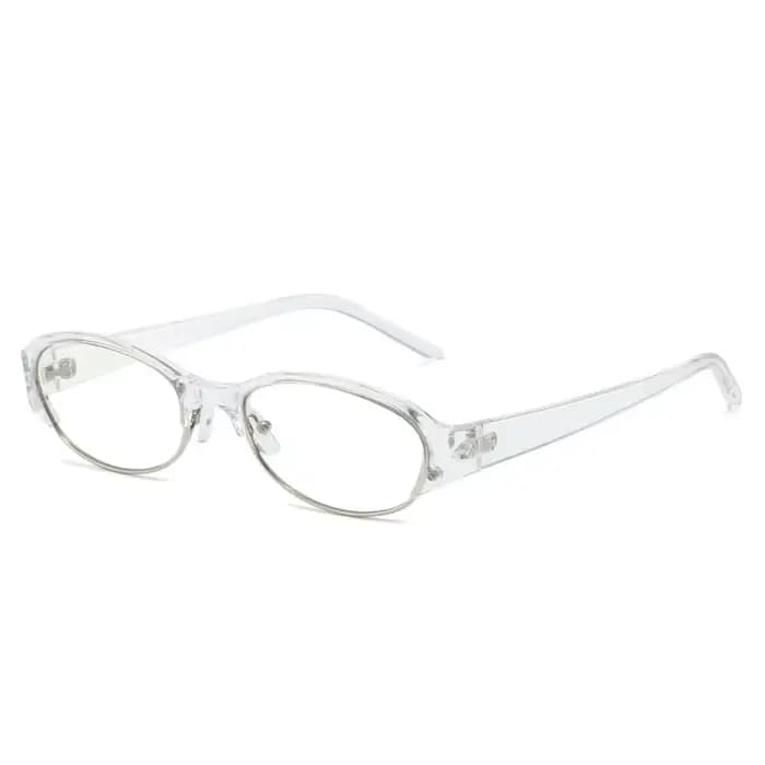Nouvelles Lunettes Tendance 2026 Ovales Uniques Monture Myopie Rétro Verres Plats Unisexe Mode Anti-Lumière Bleue