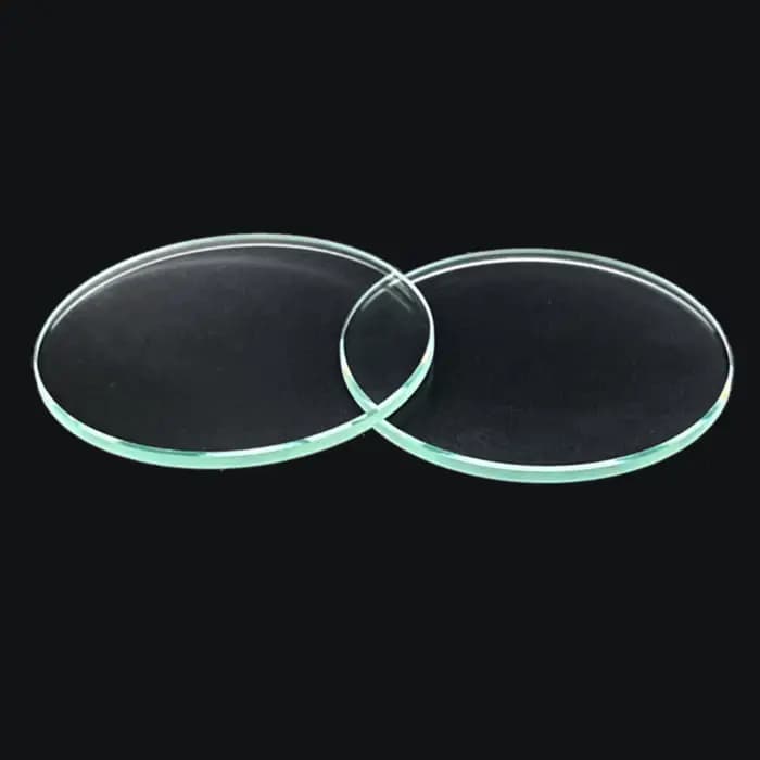 Dia. Pièces de rechange pour montre intelligente, verre cristal rond plat, lentille transparente, optique, 30.5 31 31.5 32-45mm, 1.0mm