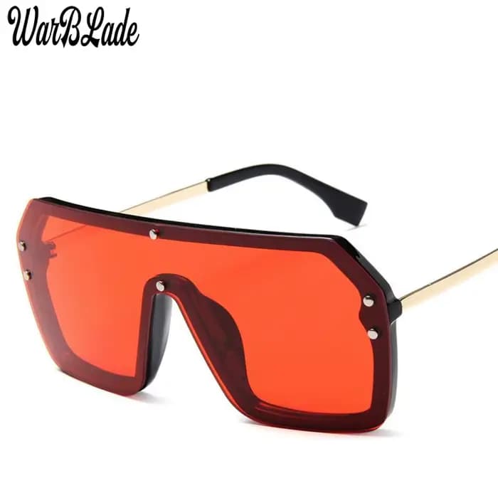 WarBLade – lunettes de soleil carrées surdimensionnées pour hommes et femmes