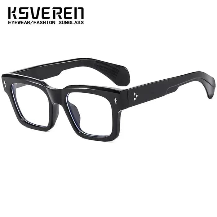 KSVEREN mode carré épais cadre lunettes de lecture Anti lumière bleue presbyte