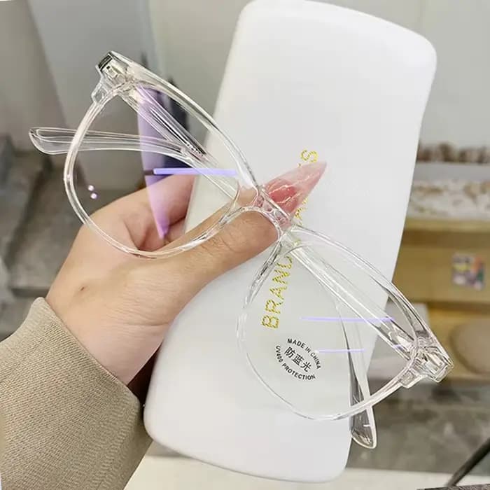 Nouvelles lunettes de myopie transparentes finies pour hommes et femmes