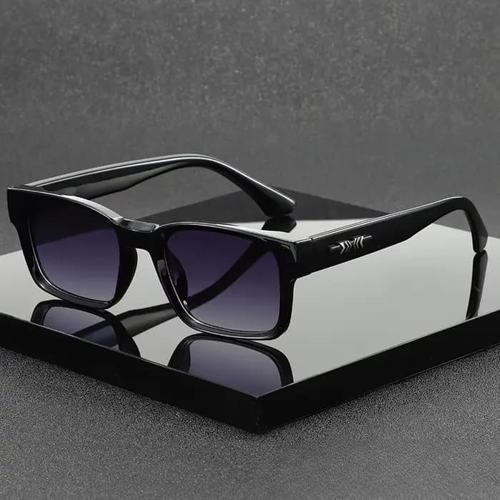 Lunettes de soleil carrées tendance 2026 pour hommes – Design de marque de luxe